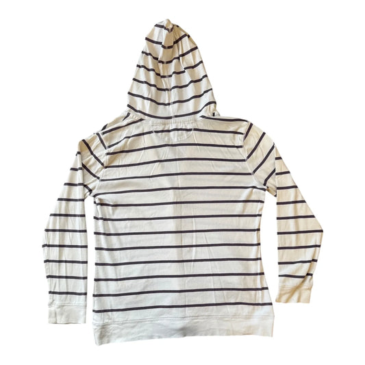 Women's Medium Ralph Lauren White Hooded Cardigan