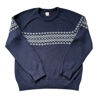 Large Gap Navy Wool Knitted Jumper