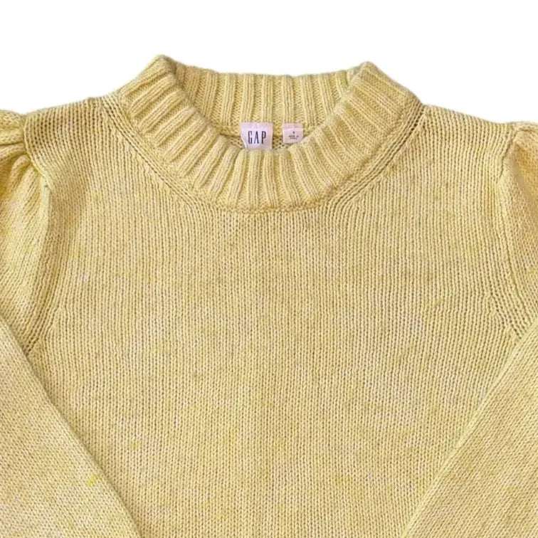 Woman's Small Gap Yellow Knitted Jumper