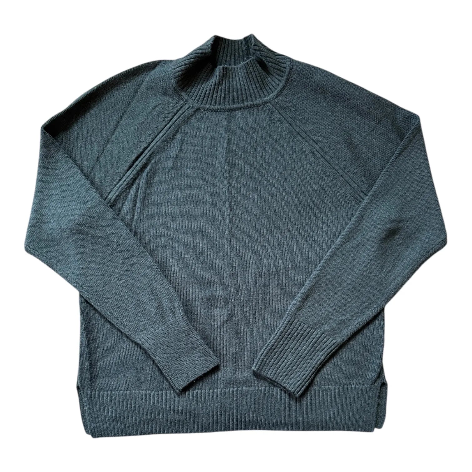 Women's Small Gap Green Knitted Jumper