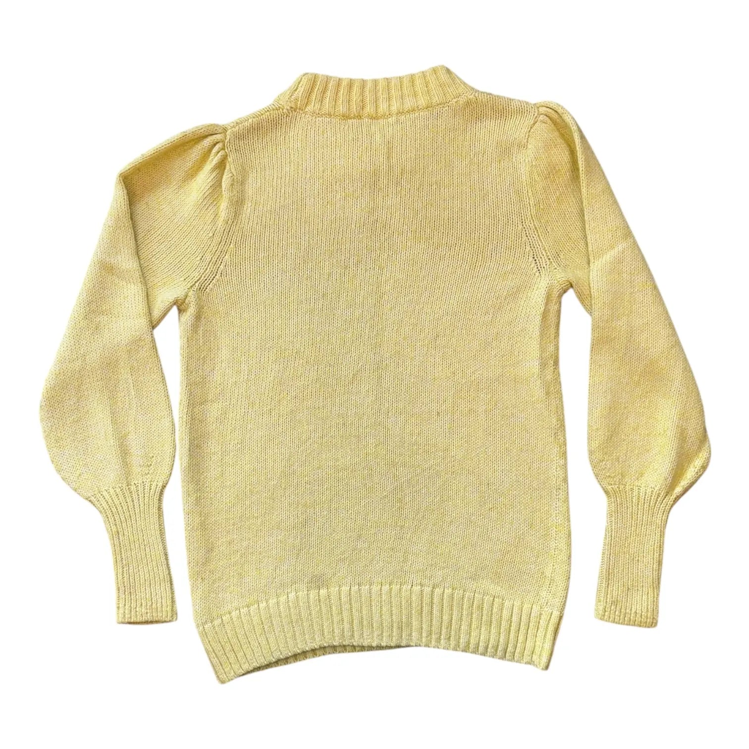 Woman's Small Gap Yellow Knitted Jumper