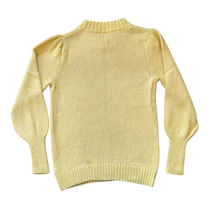 Woman's Small Gap Yellow Knitted Jumper