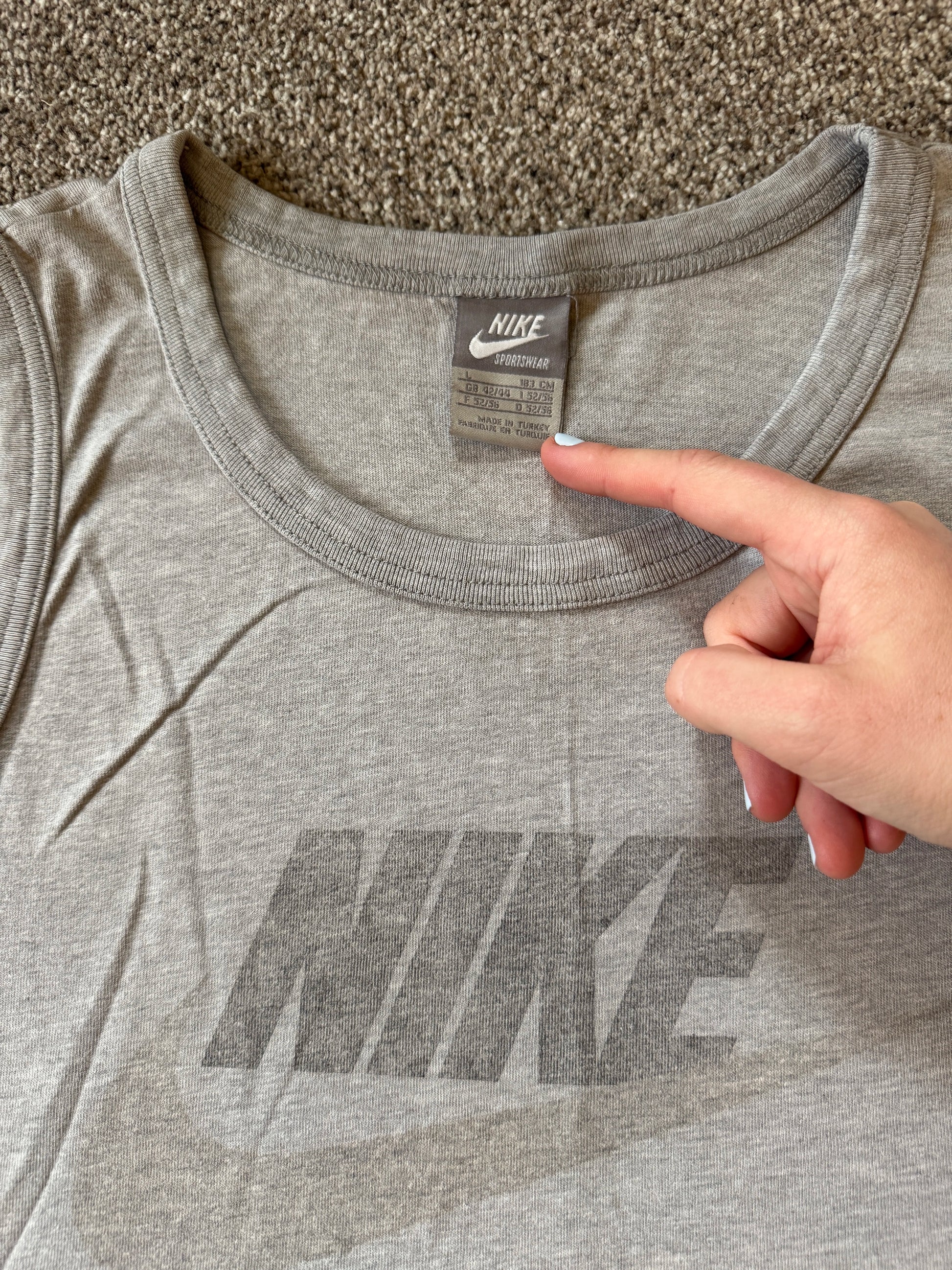 Large Nike Grey Vest