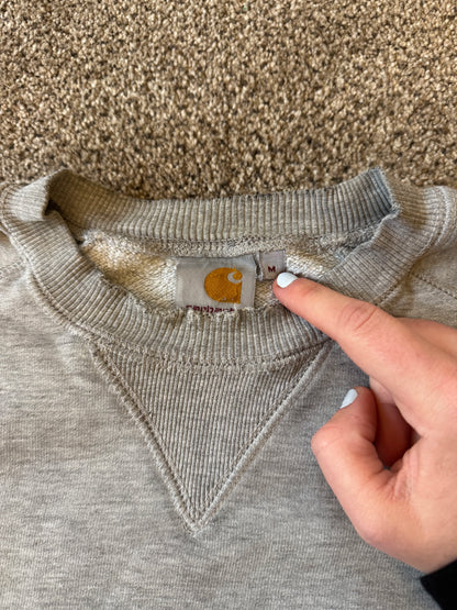 Medium Carhartt Grey Sweatshirt