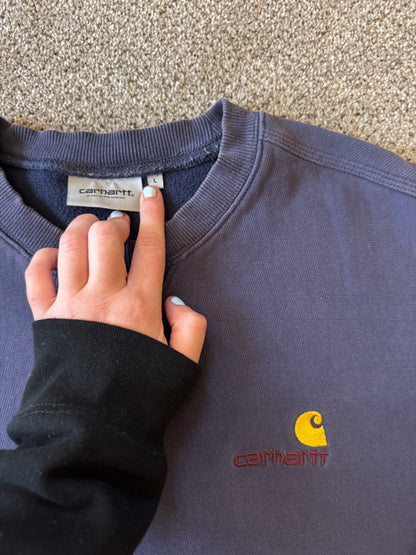 Large Carhartt Navy Sweatshirt
