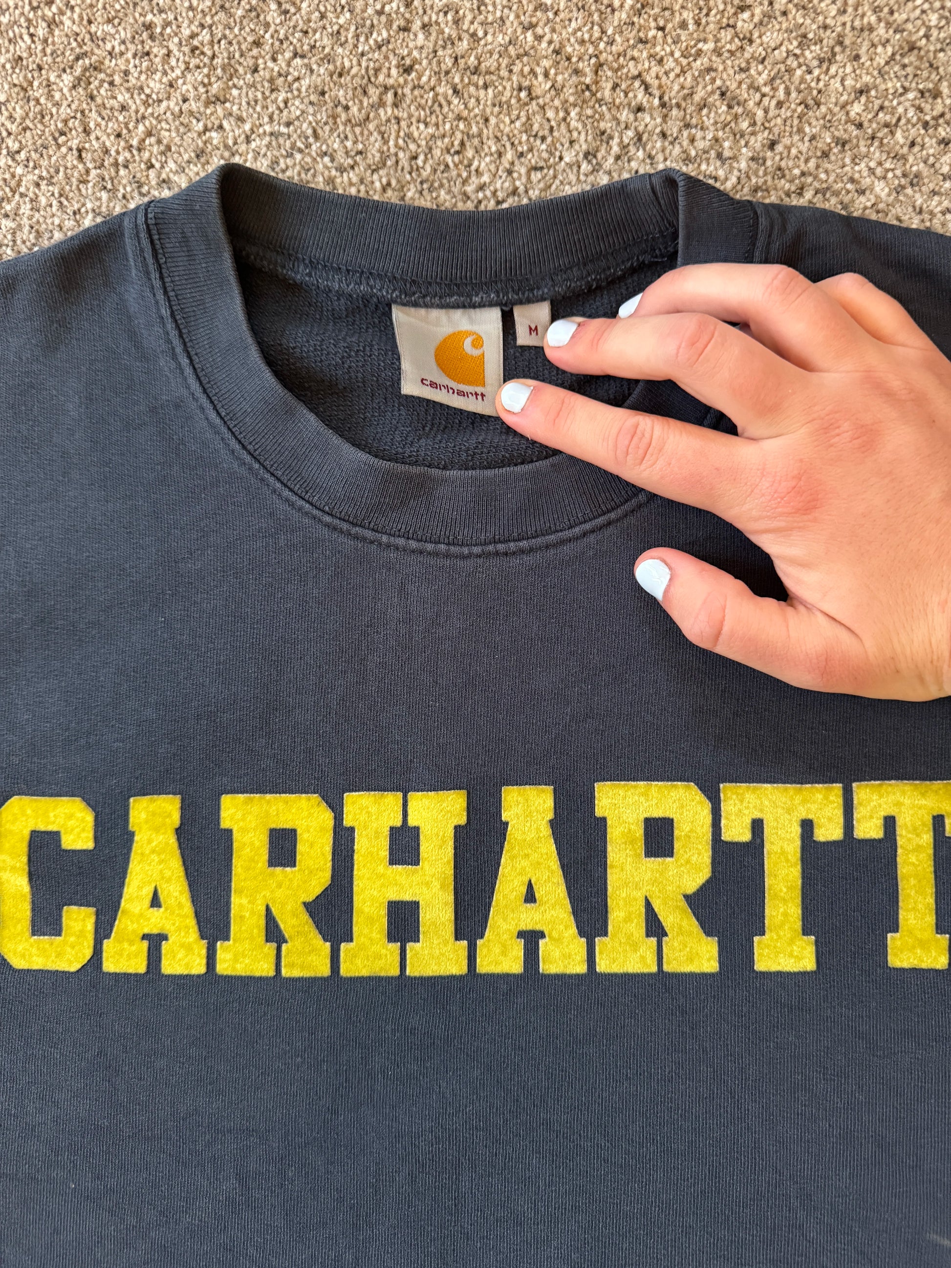 Medium Carhartt Navy Sweatshirt