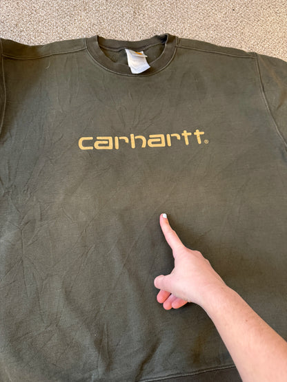 Extra large Carhartt Dark Green Sweatshirt
