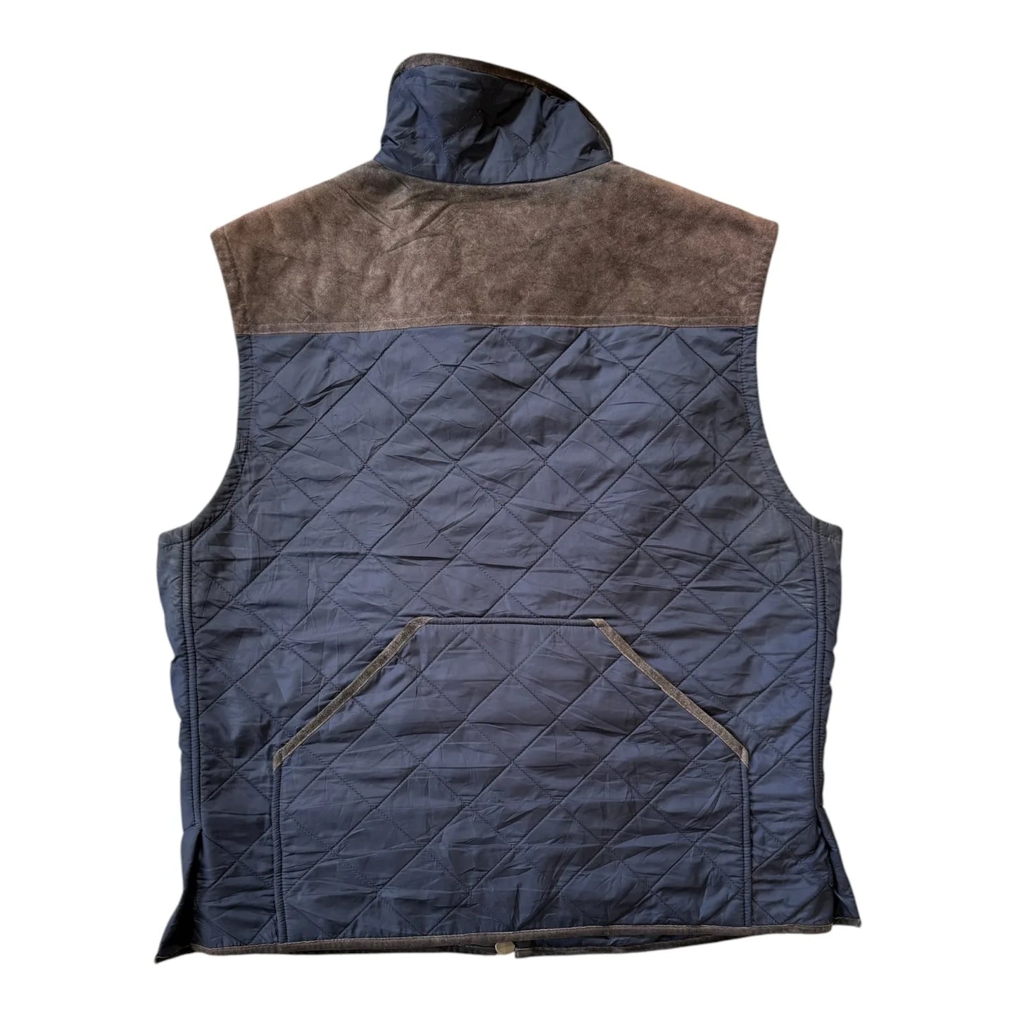 Large Ralph Lauren Navy Quilted Gilet Coat