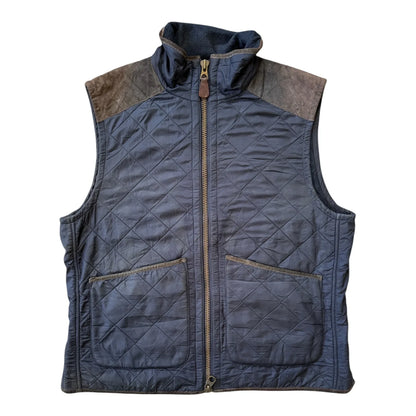 Large Ralph Lauren Navy Quilted Gilet Coat