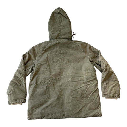 Large Ralph Lauren Green Down Chore Parka Jacket