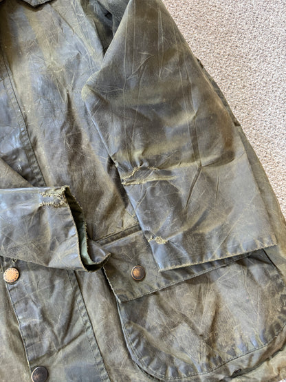 2000 XXL Barbour Green Beaufort Wax Jacket