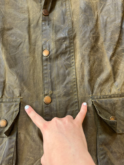 2000 XXL Barbour Green Beaufort Wax Jacket