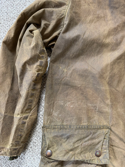 Large Barbour Gamefair Brown Wax Jacket