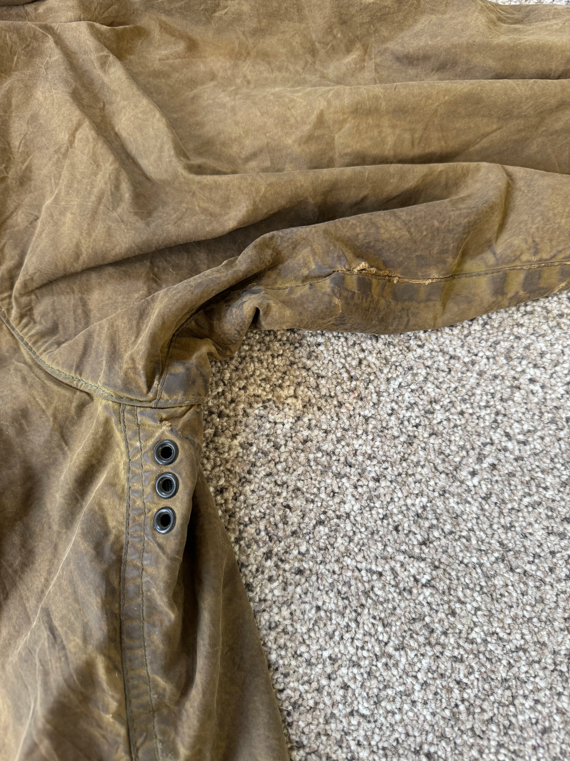 Large Barbour Gamefair Brown Wax Jacket