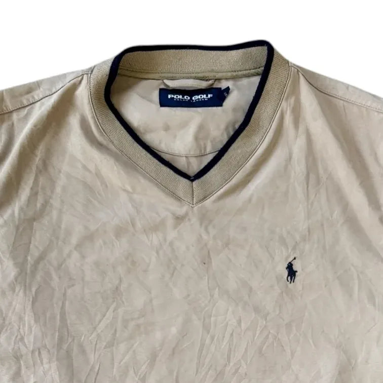 Medium Ralph Lauren Beige Golf Vest Jacket