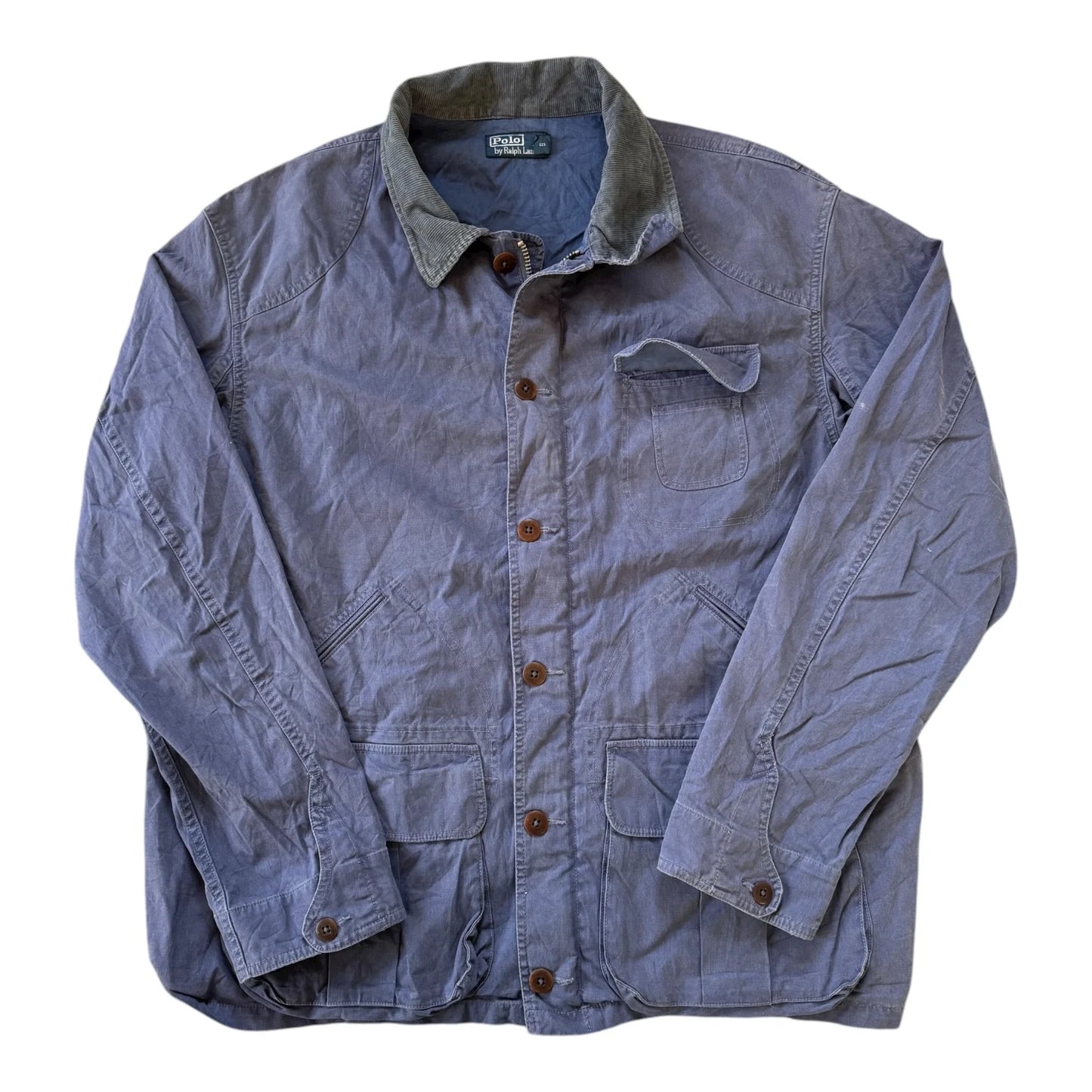 90's XXL Ralph Lauren Blue Hunting Mohawk Field Jacket