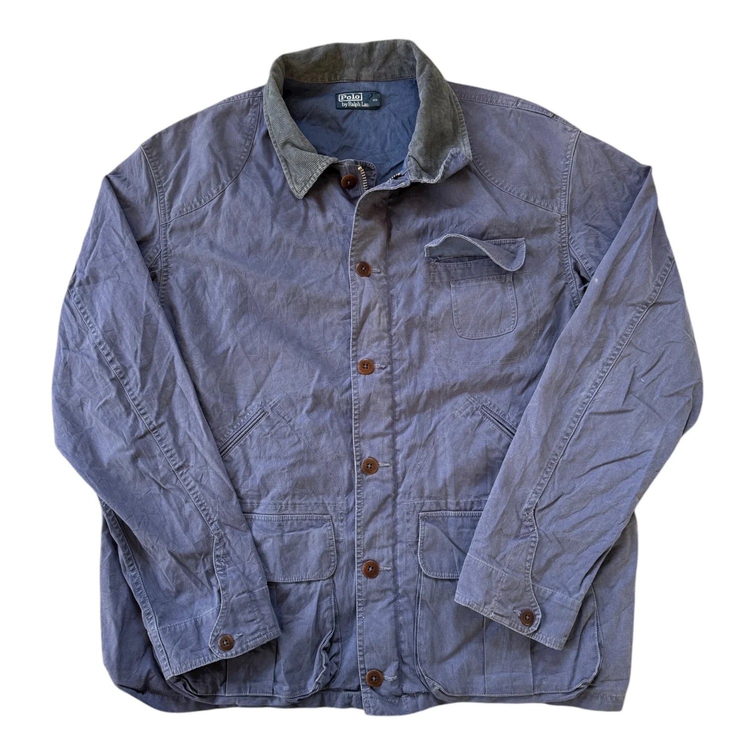 90's XXL Ralph Lauren Blue Hunting Mohawk Field Jacket