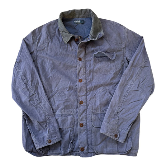 90's XXL Ralph Lauren Blue Hunting Mohawk Field Jacket