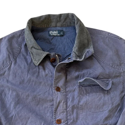 90's XXL Ralph Lauren Blue Hunting Mohawk Field Jacket