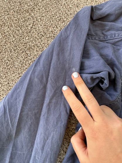 90's XXL Ralph Lauren Blue Hunting Mohawk Field Jacket