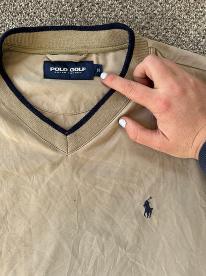 Medium Ralph Lauren Beige Golf Vest Jacket
