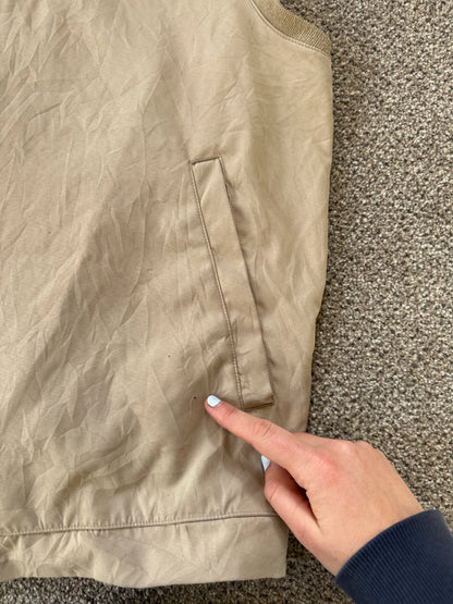Medium Ralph Lauren Beige Golf Vest Jacket