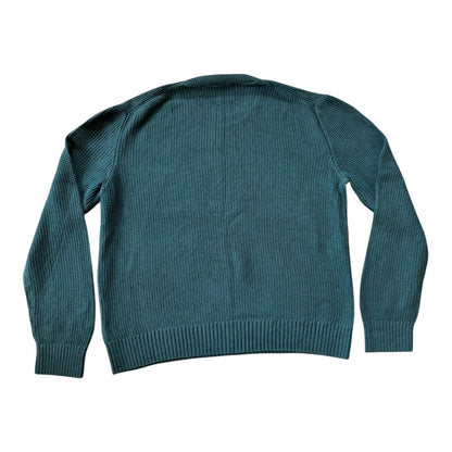 Large Gap Turquoise Knitted Jumper