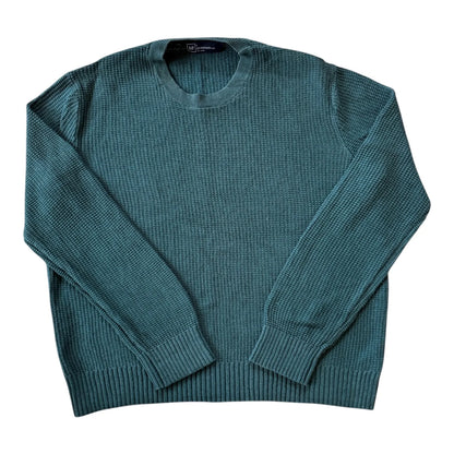 Large Gap Turquoise Knitted Jumper