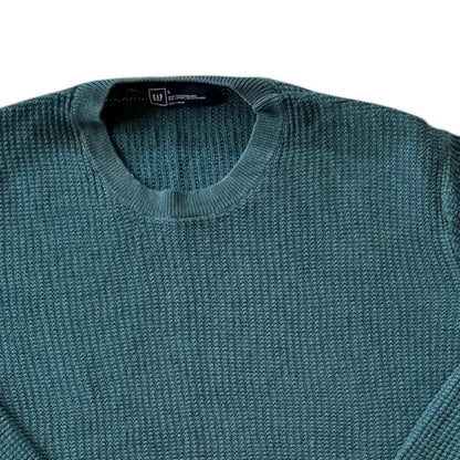 Large Gap Turquoise Knitted Jumper