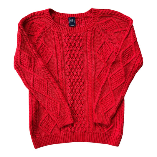 Woman's Small Gap Red Cable Knit