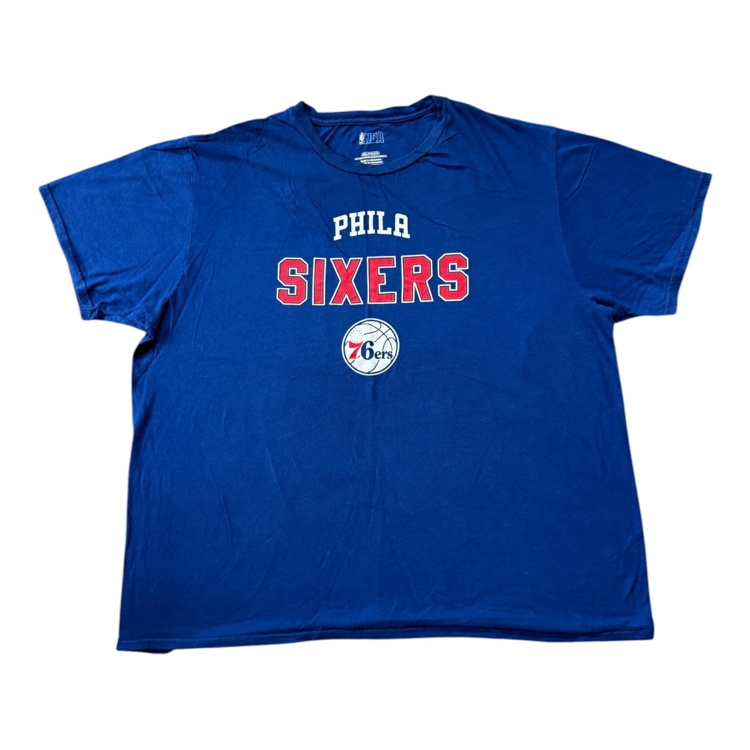 XXL NBA Blue Phila Sixers T-Shirt