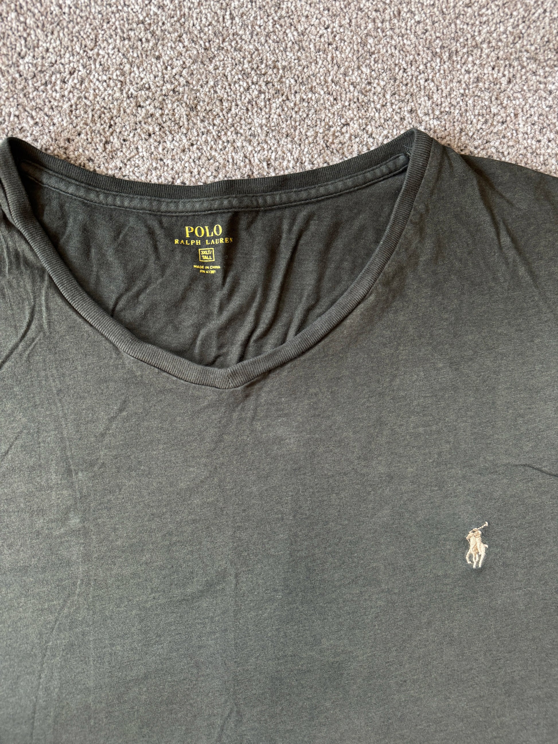 3XLT Ralph Lauren Green Long Sleeved T-Shirt