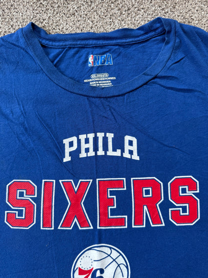 XXL NBA Blue Phila Sixers T-Shirt