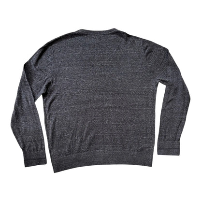 Large Gap Speckled Grey Thin Jumper