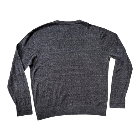 Large Gap Speckled Grey Thin Jumper
