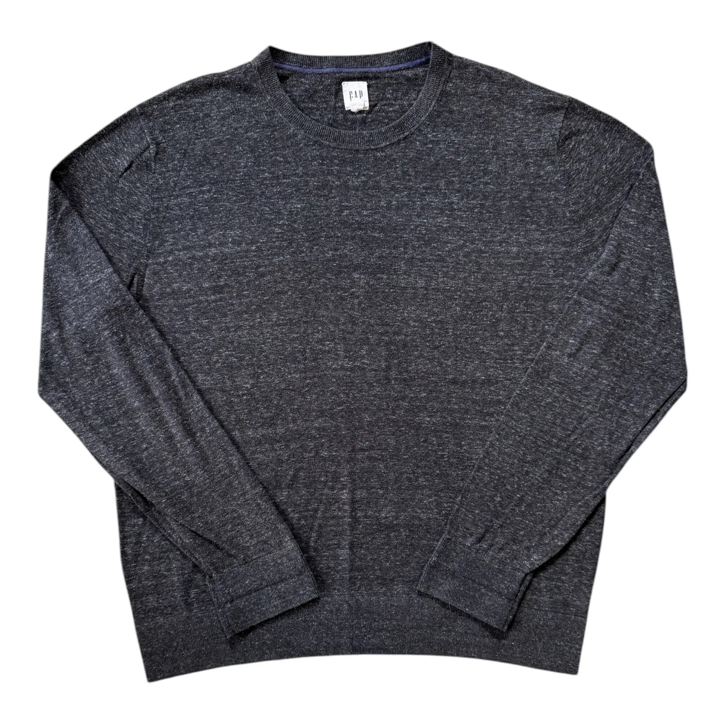 Large Gap Speckled Grey Thin Jumper