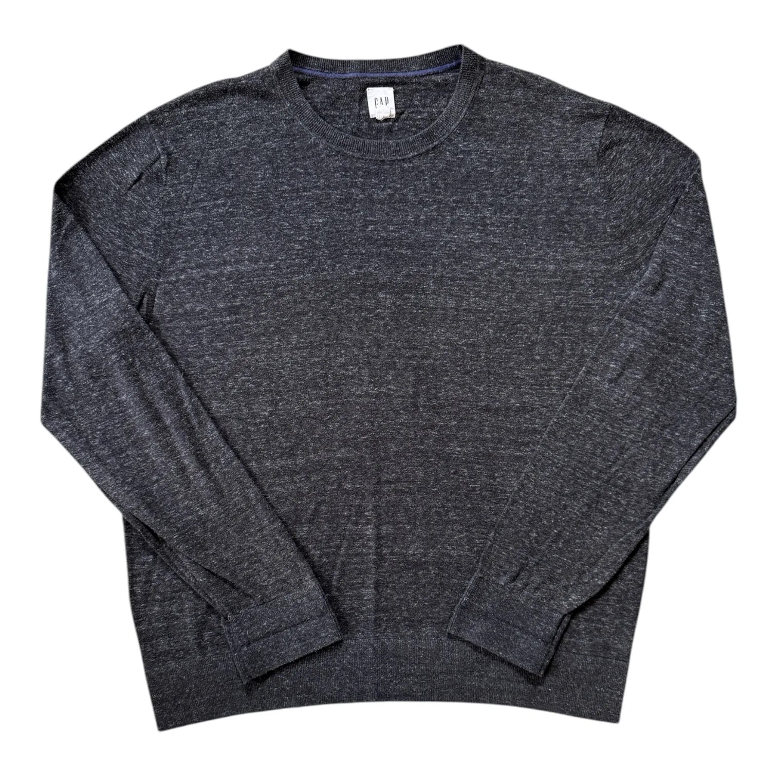 Large Gap Speckled Grey Thin Jumper