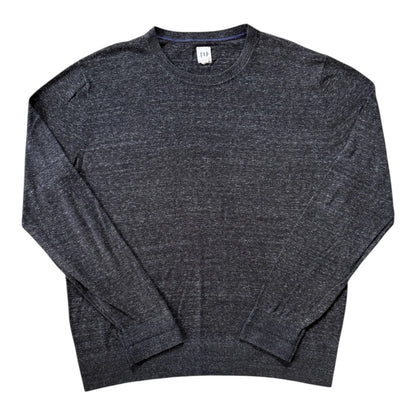 Large Gap Speckled Grey Thin Jumper