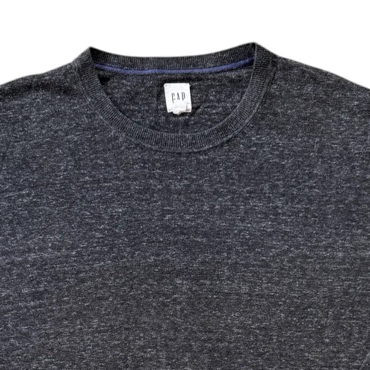 Large Gap Speckled Grey Thin Jumper