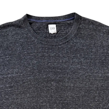 Large Gap Speckled Grey Thin Jumper