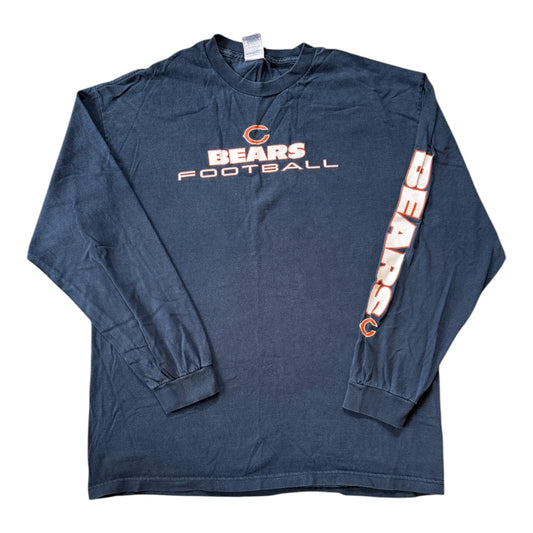 Extra large NFL Chicago Bears Navy Long Sleeved T-Shirt