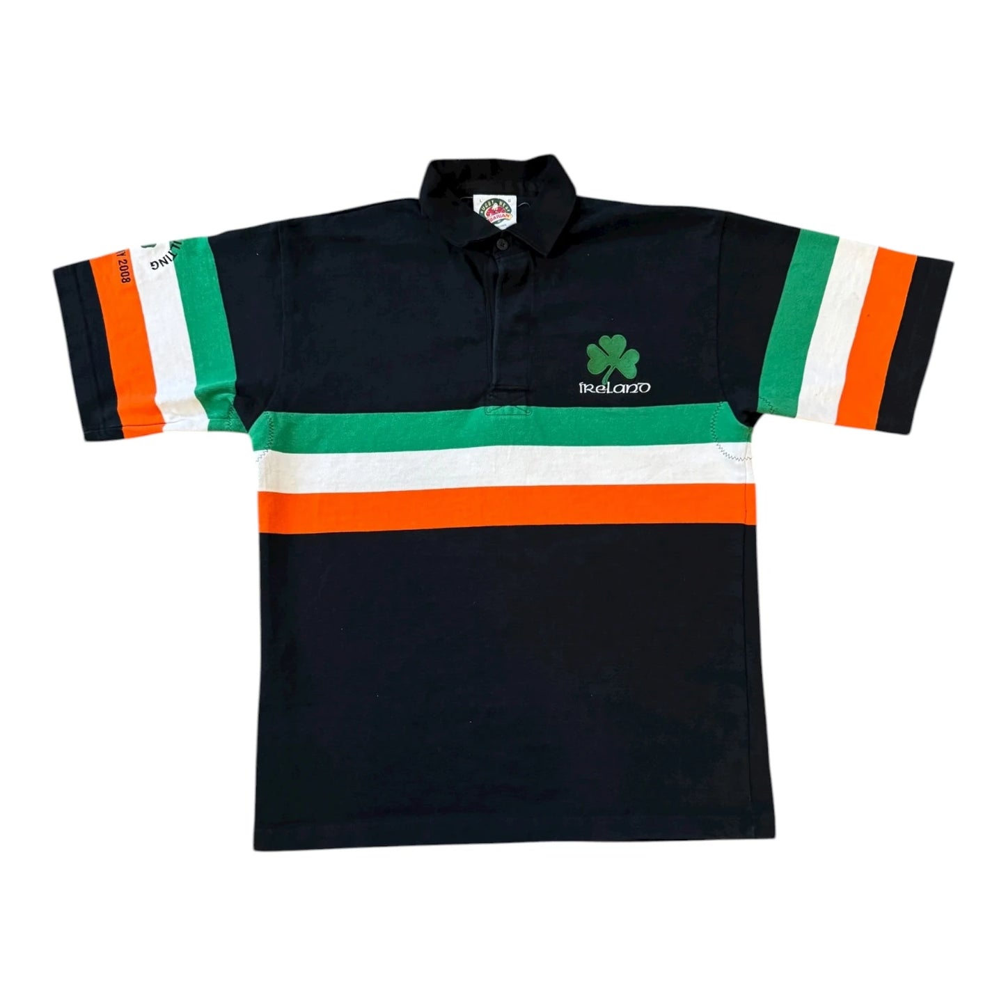 Large Barbarian Black 2008 Ireland Rugby Shirt