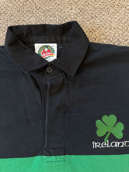 Large Barbarian Black 2008 Ireland Rugby Shirt