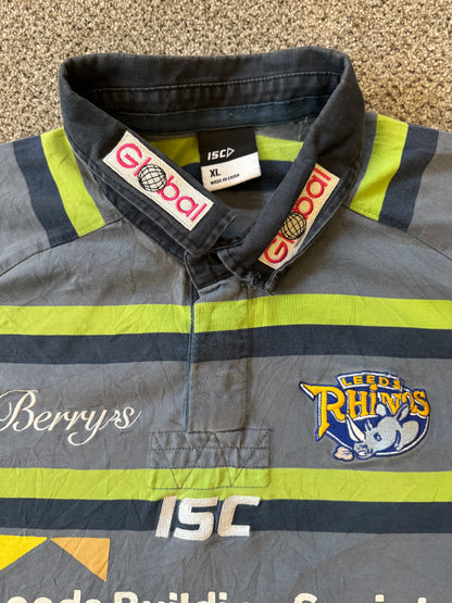 Extra large Isc Grey Leeds Rhinos Rugby Shirt