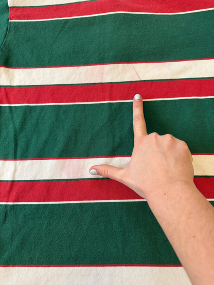 Small Cotton Traders Green Leicester Tigers Rugby Shirt