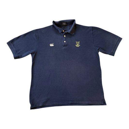 Large Canterbury Navy Munster Rugby Polo Shirt