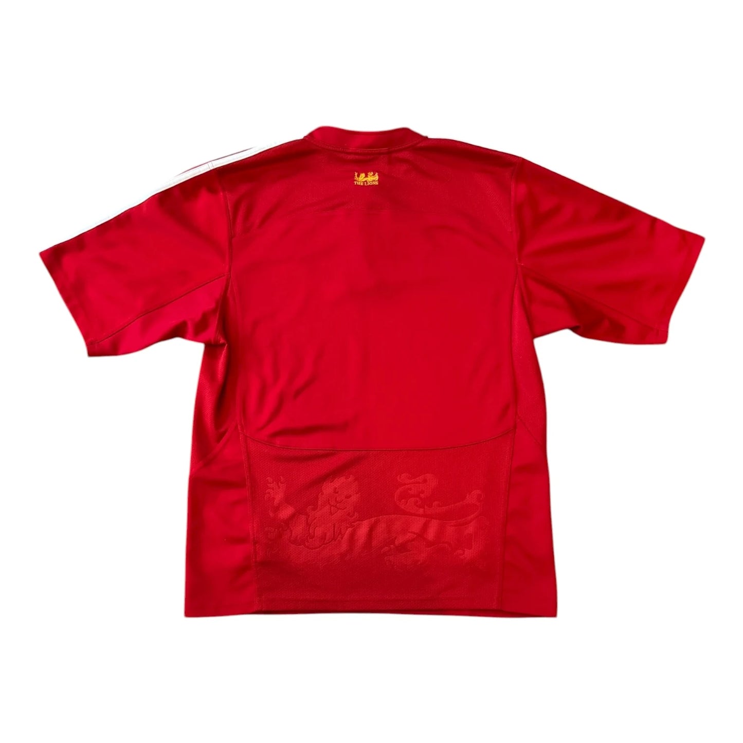 Large Adidas Red British and Irish Lions Rugby Shirt