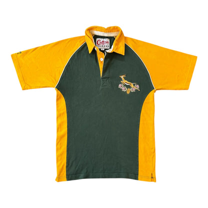 Small Cotton Traders 1994 Yellow South Africa Rugby Shirt