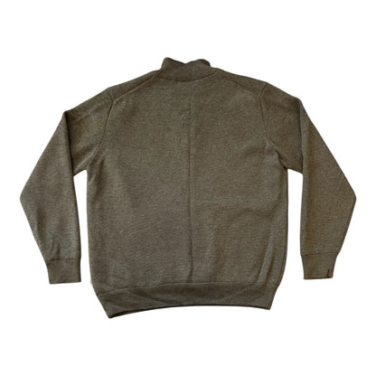 Extra large Barbour Grey Weather Comfort Wool 1/4 Zip