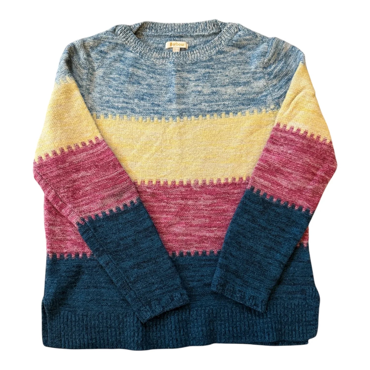 UK 10 Barbour Woollen Striped Jumper